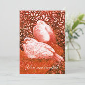 赤いハト 招待状 (スタンド正面)