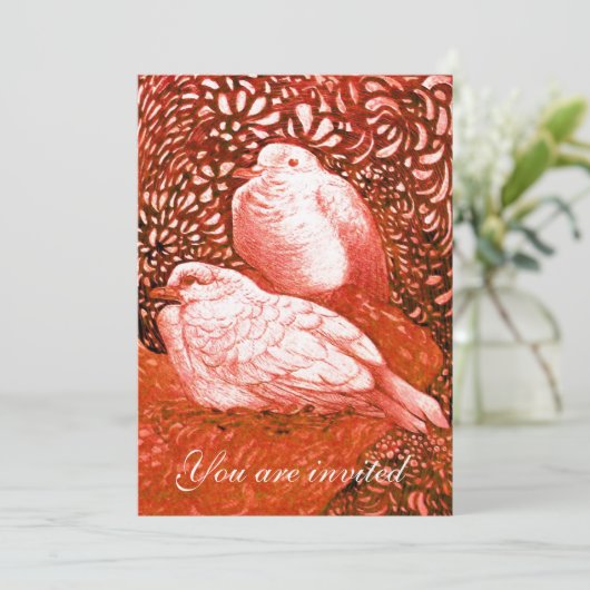 赤いハト 招待状 (スタンド正面)