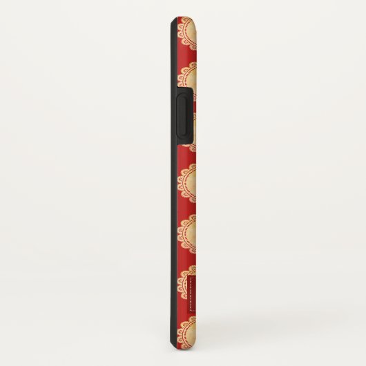 赤いハムスターを追加 Case-Mate iPhoneケース (裏面/右)