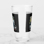 赤いハートありがとうカスタム、写真パーソナライズされた- タンブラーグラス (右)