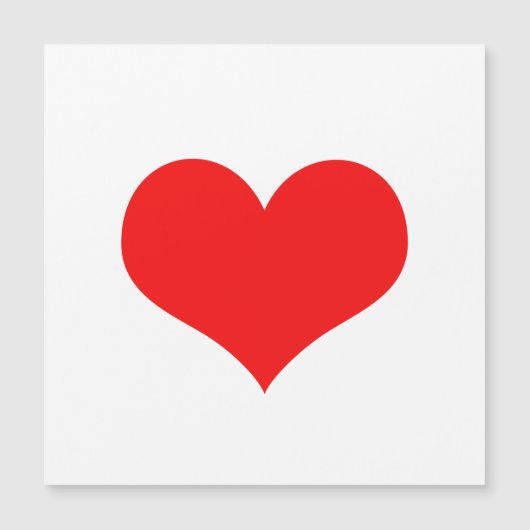 赤いハートかわいいバレンタインデーカスタムカラー2023 (正面)