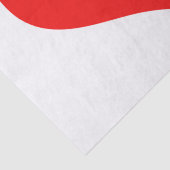 赤いハートがかわいいバレンタインデー 白 カスタムカラー 薄葉紙 (詳細)