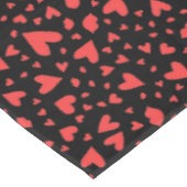 赤いハートとキス テーブルクロス (アングル)