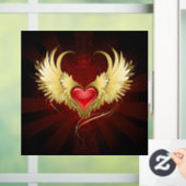 赤いハートとゴールデンウィングス ウィンドウサイン (ホーム)