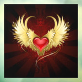 赤いハートとゴールデンウィングス ウィンドウサイン (シート3)