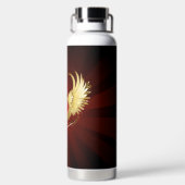 赤いハートとゴールデンウィングス ウォーターボトル (背面)