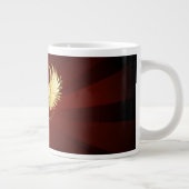 赤いハートとゴールデンウィングス ジャンボコーヒーマグカップ (右)