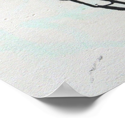 赤いハートとスティック図,あなたが必要とするすべての上に住んでいる ポスター (角)