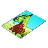 赤いハートと馬 ノートブック (左側)