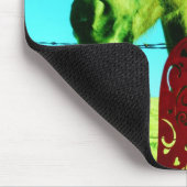 赤いハートと馬 マウスパッド (コーナー)