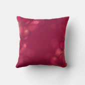 赤いハートのバレンタインデー クッション (裏面)