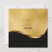 赤いハートのバレンタイン カード (裏面)