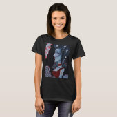赤いハートの女王 不思議の国のアリス ファンタジーアート Tシャツ (正面フル)