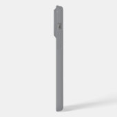 赤いハートの形のカラフルな背景のオーダーメイド iPhoneケース (左側面)