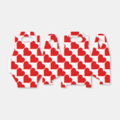 赤いハートの形 ラブ クラシック シンプル ミニマリズム フェイバーボックス (折り畳みなし)