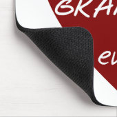 赤いハートの最も最高のな祖母のTシャツおよびギフト マウスパッド (コーナー)