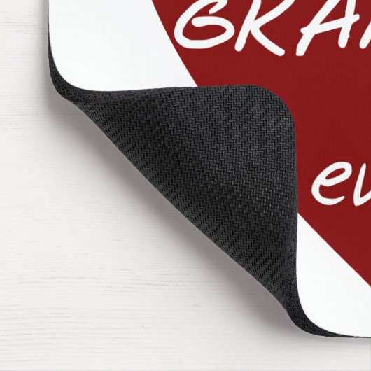 赤いハートの最も最高のな祖母のTシャツおよびギフト マウスパッド (コーナー)