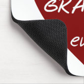 赤いハートの最も最高のなGrammaのTシャツおよびギフト マウスパッド (コーナー)