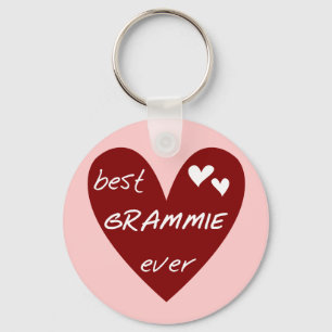 赤いハートの最も最高のなGrammieのTシャツおよびギフト キーホルダー