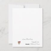 赤いハートの白い恋愛メッセージ カスタマイズ可能なバレンタイン シーズンカード (裏面)