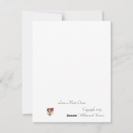 赤いハートの白い恋愛成就のカスタマイズ可能なバレンタイン シーズンカード (裏面)