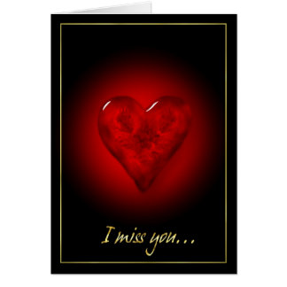 赤いハートの色彩の鮮やかなガラス