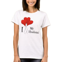 赤いハートの風船３個セット 愛してるよ、夫へ