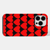 赤いハートのiPhoneケース Case-Mate製 iPhoneケース (裏面横)
