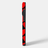 赤いハートのiPhoneケース Case-Mate製 iPhoneケース (左側面)