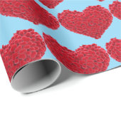 赤いハートは愛の表現である ラッピングペーパー (ロールコーナー)