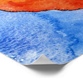 赤いハートオン青2011 ポスター (角)