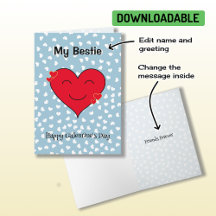 赤いハートカスタム文字ガレンティーヌデイ