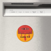 赤いハートカセット磁石 マグネット (インサイチュ (食洗機))