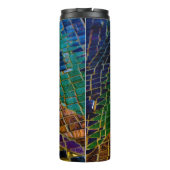 赤いハートカラフルモザイク タンブラー (裏面)