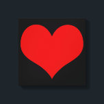 赤いハートキャンバスプリント キャンバスプリント<br><div class="desc">赤いハートキャンバスプリント</div>