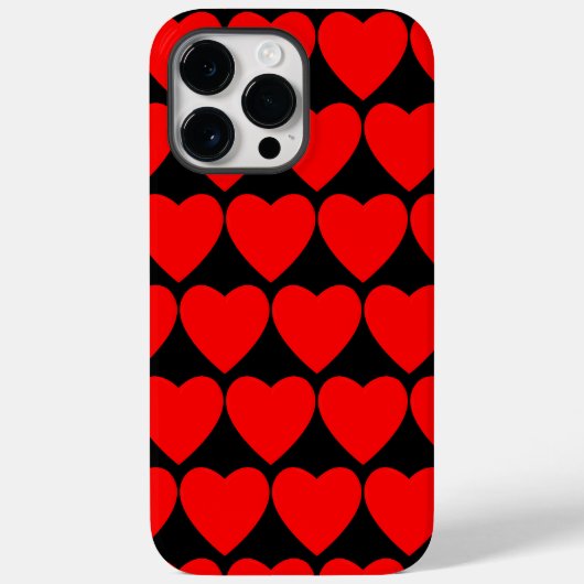 赤いハートケース – Mate iPhoneケース Case-Mate iPhoneケース (裏面)