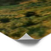 赤いハートサニーグッドモーニング ポスター (角)