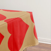 赤いハートシェイプラブクラシックシンプルミニマリズム テーブルクロス (インサイチュ)