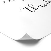 赤いハートシグネチャーカクテル結婚のバー記号 ポスター (角)