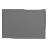 赤いハートシンプルロマンチックラブオンチャコールオン | 枕カバー (裏面-左)