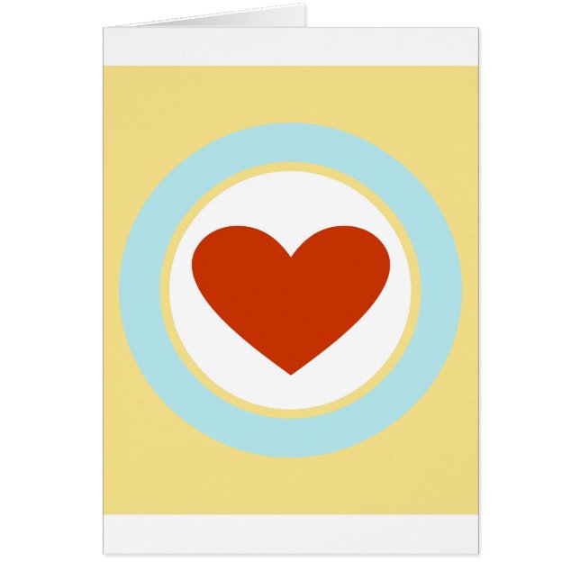 赤いハートシンプル (正面)