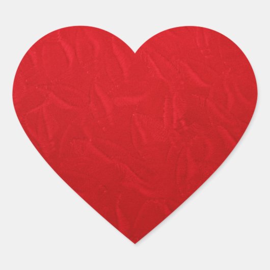 赤いハートシール ハートシール (正面)