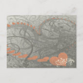 赤いハートスワーズありがとう ポストカード (裏面)