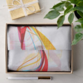 赤いハートティッシュペーパー 薄葉紙 (ギフト)