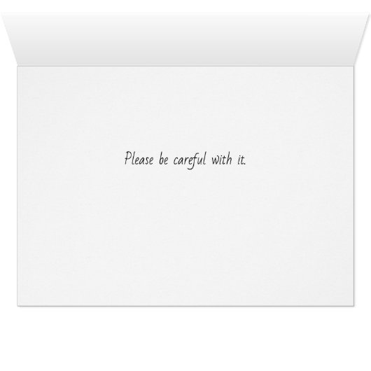 赤いハートノートオンウッドバレンタニパーソナライズされたーカード (内部横(下))