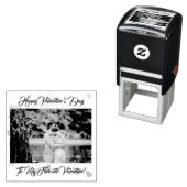 赤いハートハッピーバレンタインデー セルフインキングスタンプ (インサイチュ)