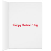 赤いハートバルーン母の日の水色 (内側 (右))