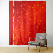 赤いハートバレンタインデー写真BackdropTapestry タペストリー (インサイチュ)