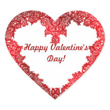 赤いハートバレンタインデー