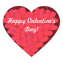 赤いハートバレンタインデー